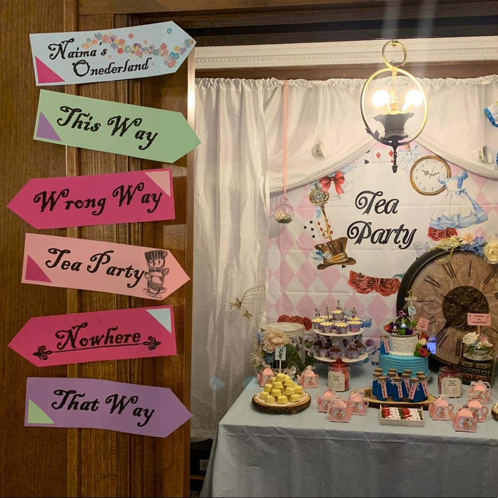 Alice Wonderland Onederland birthday
